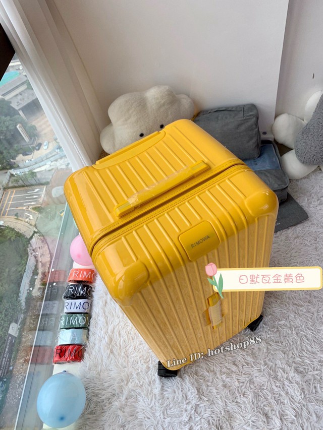 RIMOWA行李箱四輪拉杆箱 日默瓦Trunk方胖子運動版pc款TFBOYS易烊千璽代言彩色行李箱 gdx1533